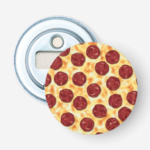 Pepperoni Pizza Pattern Bottle Opener