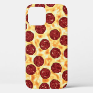 Pepperoni Pizza Pattern iPhone 12 Pro Case