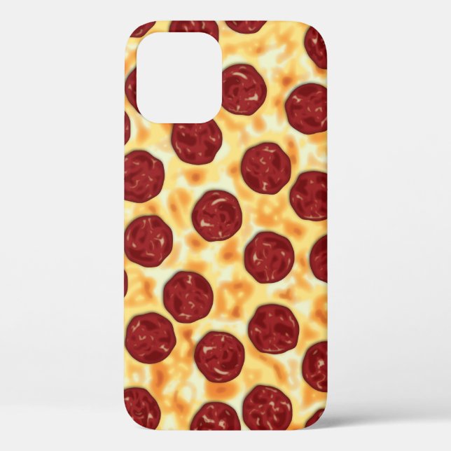 Pepperoni Pizza Pattern Case-Mate iPhone Case (Back)