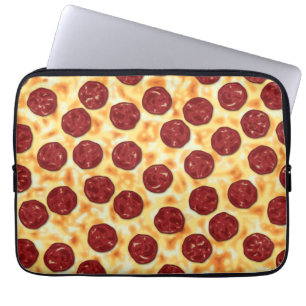 Pepperoni Pizza Pattern Laptop Sleeve