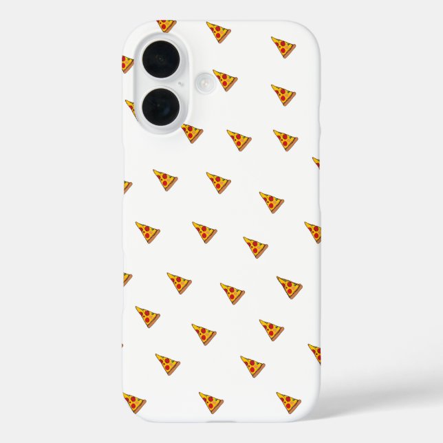 Pepperoni Pizza Pattern Phone Case (Back)
