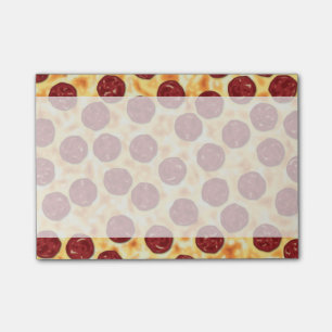 Pepperoni Pizza Pattern Post-it Notes
