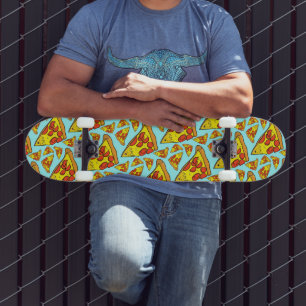 Pepperoni Pizza Pattern Skateboard