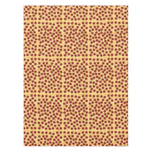 Pepperoni Pizza Pattern Tablecloth