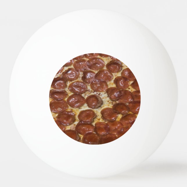 Pepperoni Pizza Ping Pong Ball (Front)