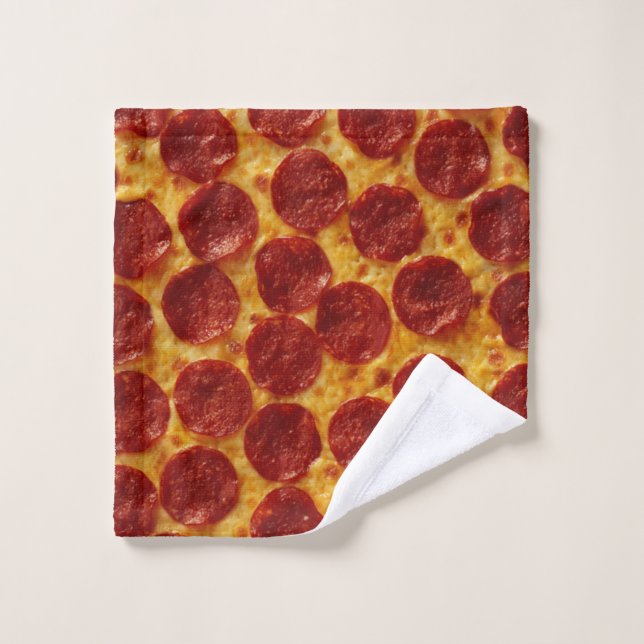 PEPPERONI PIZZA PLUS 3 APRON WASH CLOTH (Wash Cloth)