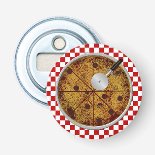 Pepperoni Pizza-Round Bottle Opener