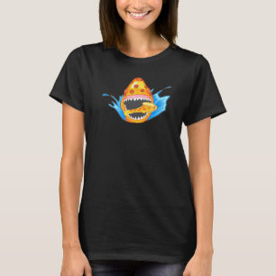 Pepperoni Pizza Shark Cute Unique Foodie Week T-Shirt