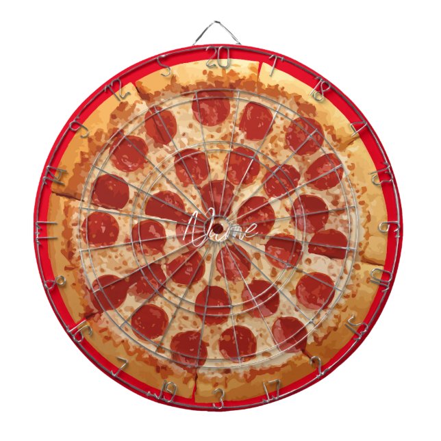 Pepperoni Pizza Thunder_Cove Dartboard (Front)