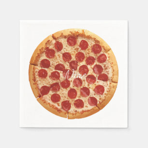 Pepperoni Pizza Thunder_Cove Napkin