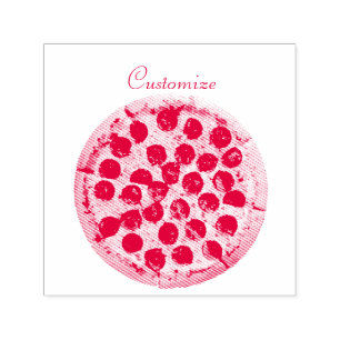 Pepperoni Pizza Thunder_Cove Self-inking Stamp