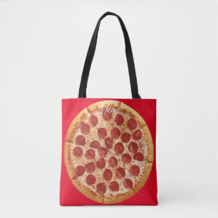 Pepperoni Pizza Thunder_Cove Tote Bag