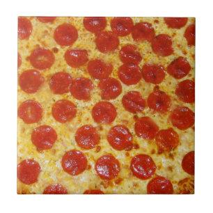 Pepperoni Pizza Tile