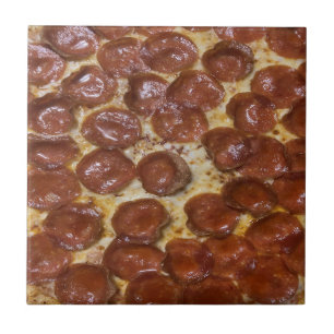 Pepperoni Pizza Tile