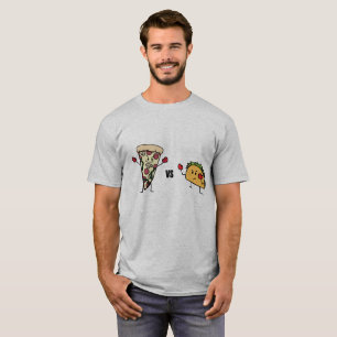 Pepperoni Pizza VS Taco: Mexican versus Italian T-Shirt