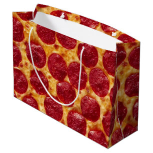 pepperonis pizza large gift bag