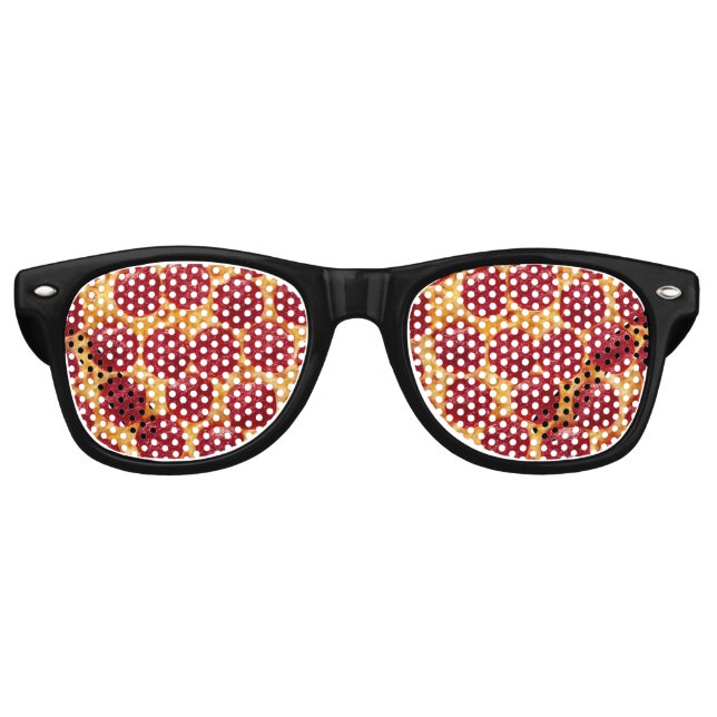 pepperonis pizza retro sunglasses (Front)