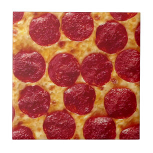 pepperonis pizza tile