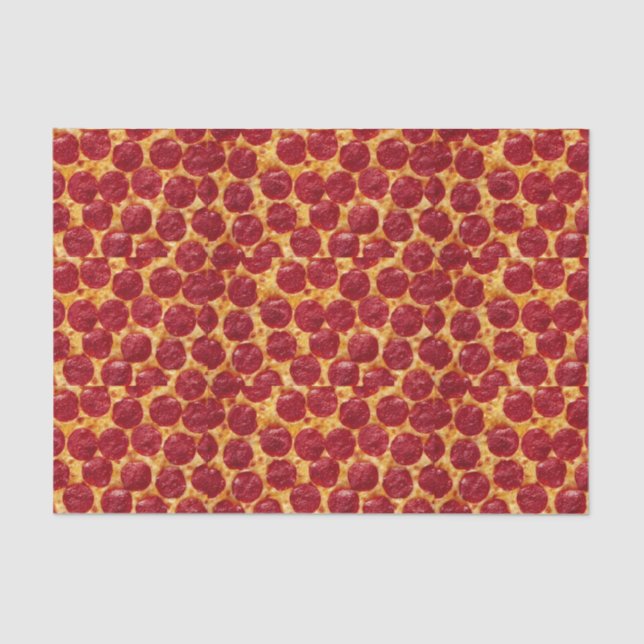 pepperonis pizza tissue paper (Front)