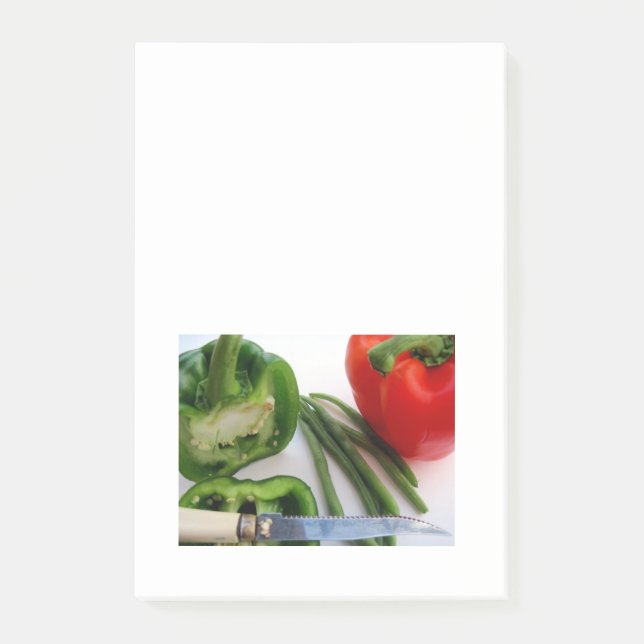 Peppers and Beans Post-it Note (Front)