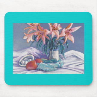 Peppers and Lilies Mouse Mat