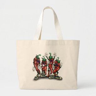 Peppers Large Tote Bag