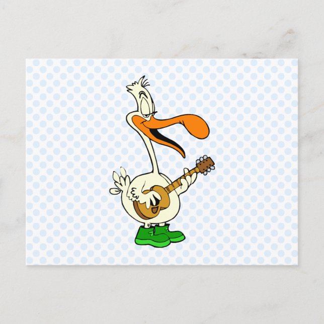 Peppy Pelican Postcard (Front)