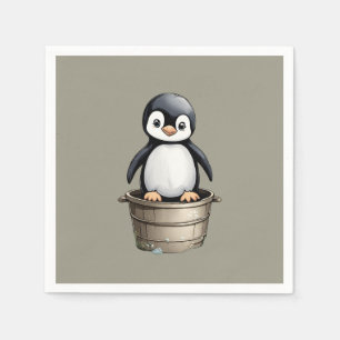 Peppy Penguin Napkin