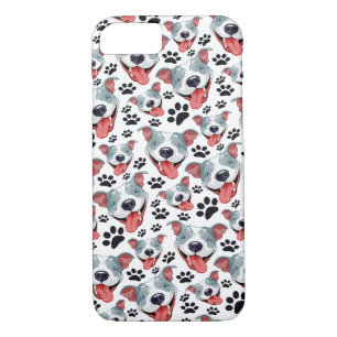 Peppy Pit Bull American Pitbull Pet Puppy Dog iPhone 8/7 Case
