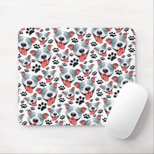 Peppy Pit Bull American Pitbull Pet Puppy Dog Mouse Mat