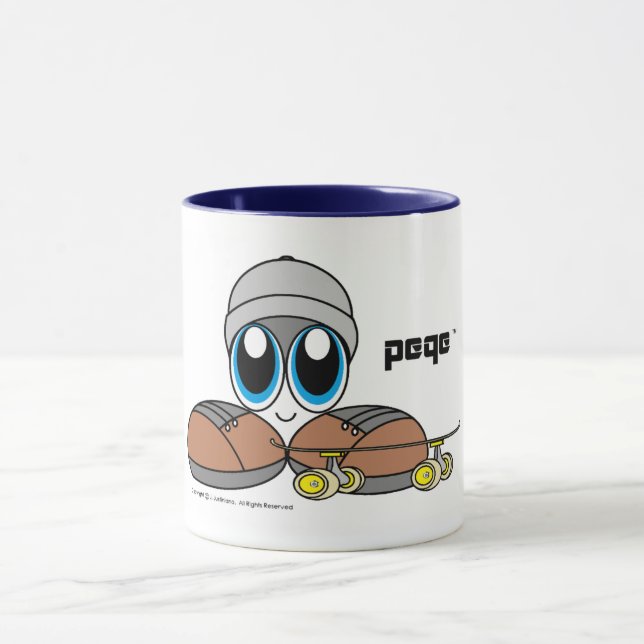 PEQE Skateboarder Mug (Center)