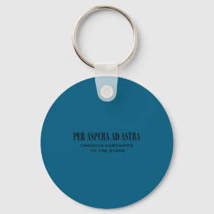 Per Aspera Ad Astra Insrational Latin Quotes Motiv Key Ring