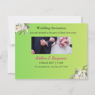 Per Card Wedding Invitation