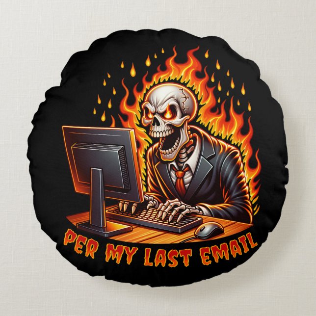 Per my last email round cushion (Front)