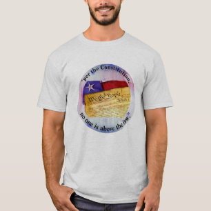 "per the Constitution, no one is above the law." T-Shirt