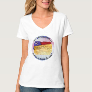 "per the Constitution, no one is above the law." T-Shirt