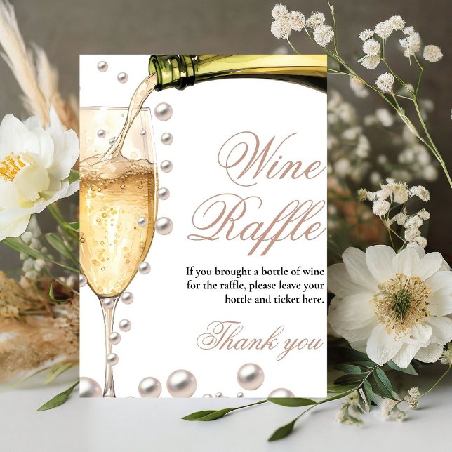 Perals and Prosecco bridal shower flower bar Sign (Creator Uploaded)