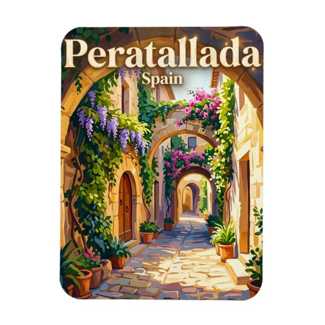 Peratallada Spain Magnet (Vertical)