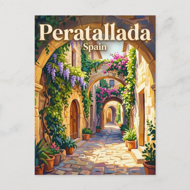 Peratallada Spain Postcard (Front)