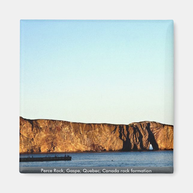 Perce Rock, Gaspe, Quebec, Canada rock formation Magnet (Front)