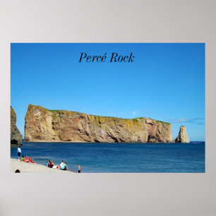 Percé  Rock in the Gulf of the St. Lawrence Poster