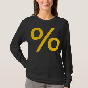 Percent - Amber T-Shirt
