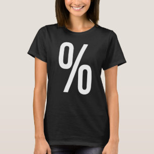 PERCENT SIGN PERCENTAGE SYMBOL RATIO PUNCTUATION M T-Shirt