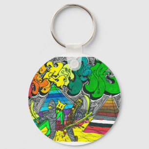 Percentum Chopping Mummies Key Ring