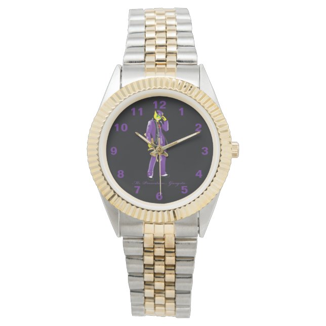 Percentum Gangsta Two Tone Watch (Front)