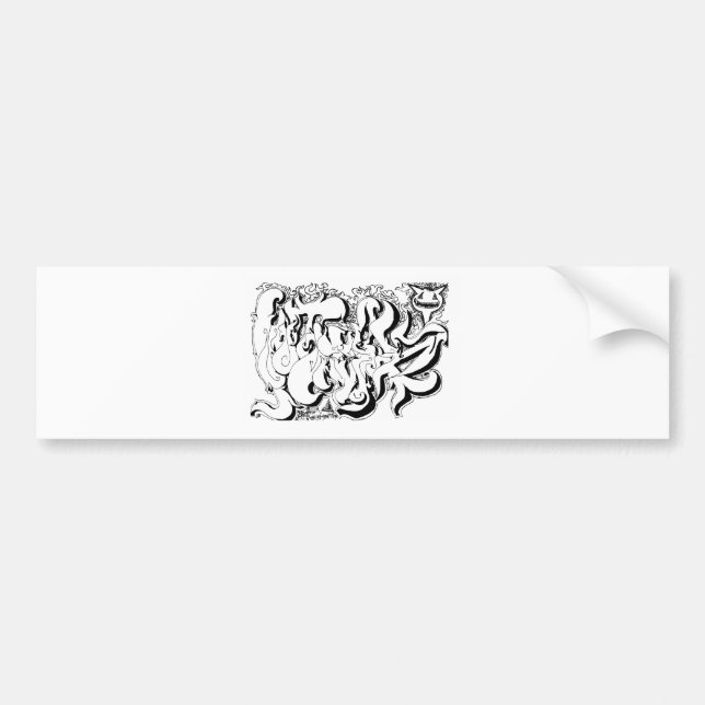Percentum Graph Bumper Sticker (Front)