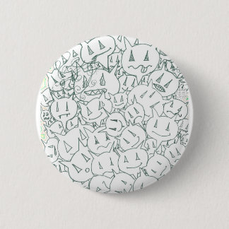 Percentum Heads 6 Cm Round Badge