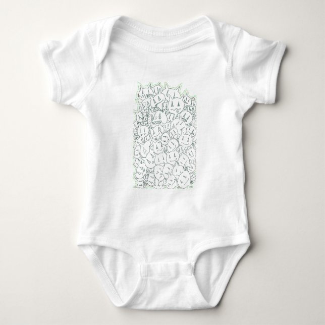 Percentum Heads Baby Bodysuit (Front)