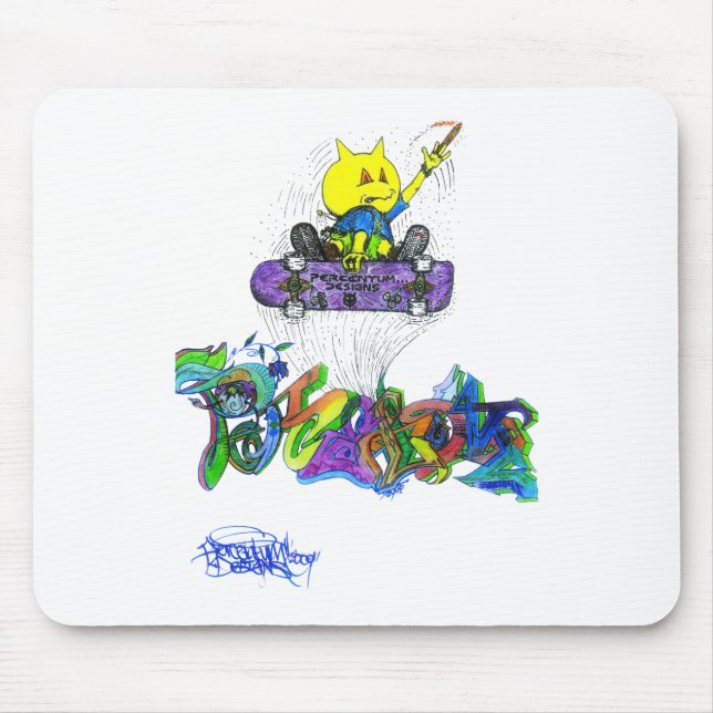 Percentum Ollie Mouse Mat (Front)