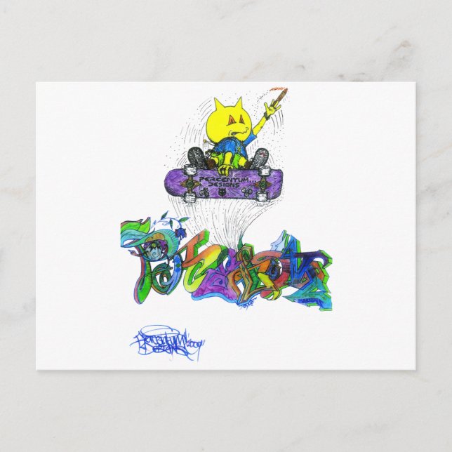 Percentum Ollie Postcard (Front)